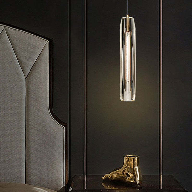 June Brass Designer Glass Pendant Lamp Smoky - Neutralighting
