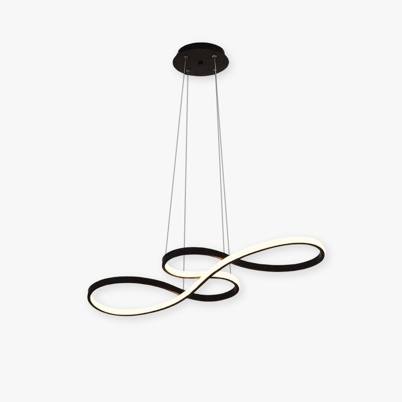 Durell Musical Note Pendant Light, Black & Gold - Neutralighting