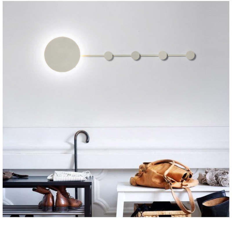 Arisha LED Porch Wall Hanging Coat Rack Creative Wall Lamp - Neutralighting