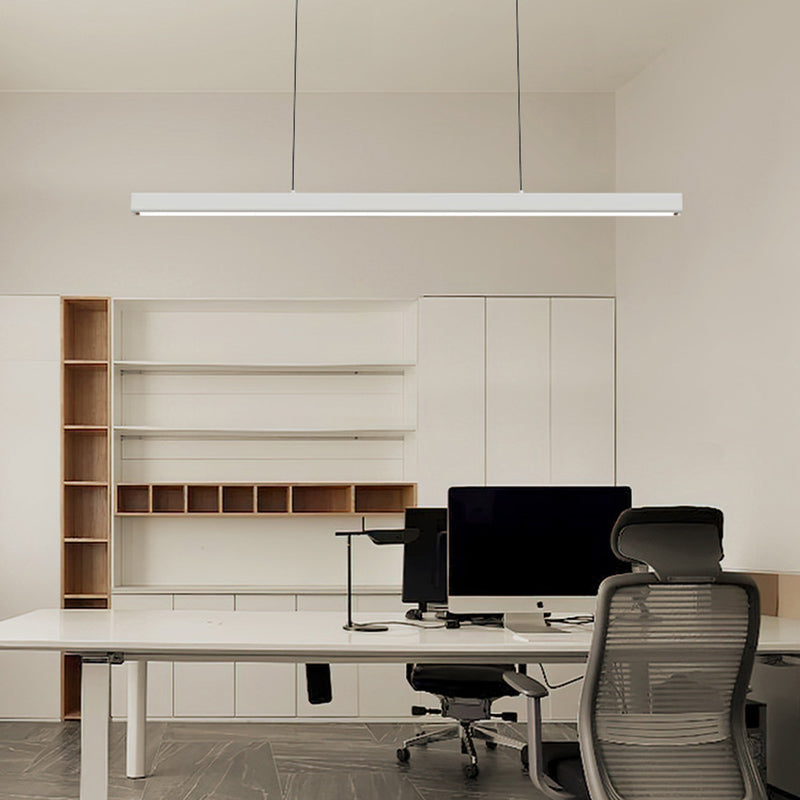 Orva Minimalist Classic Black & White Linear Pendant Light - Neutralighting