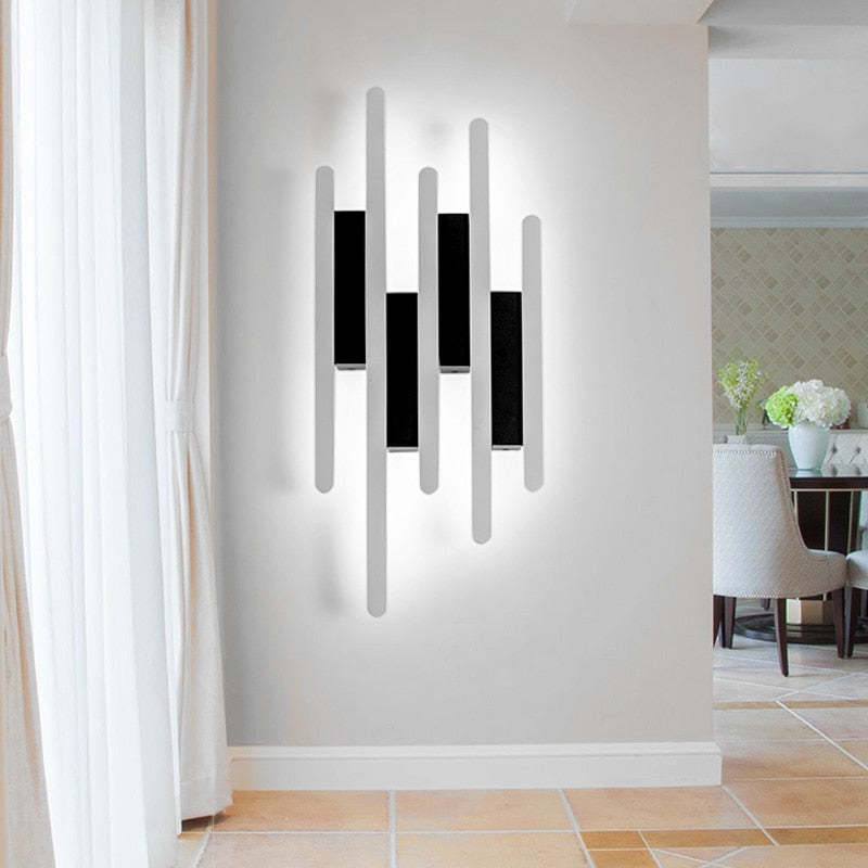 Arisha Industrial Black & White Wall Lamp, 2 Styles - Neutralighting