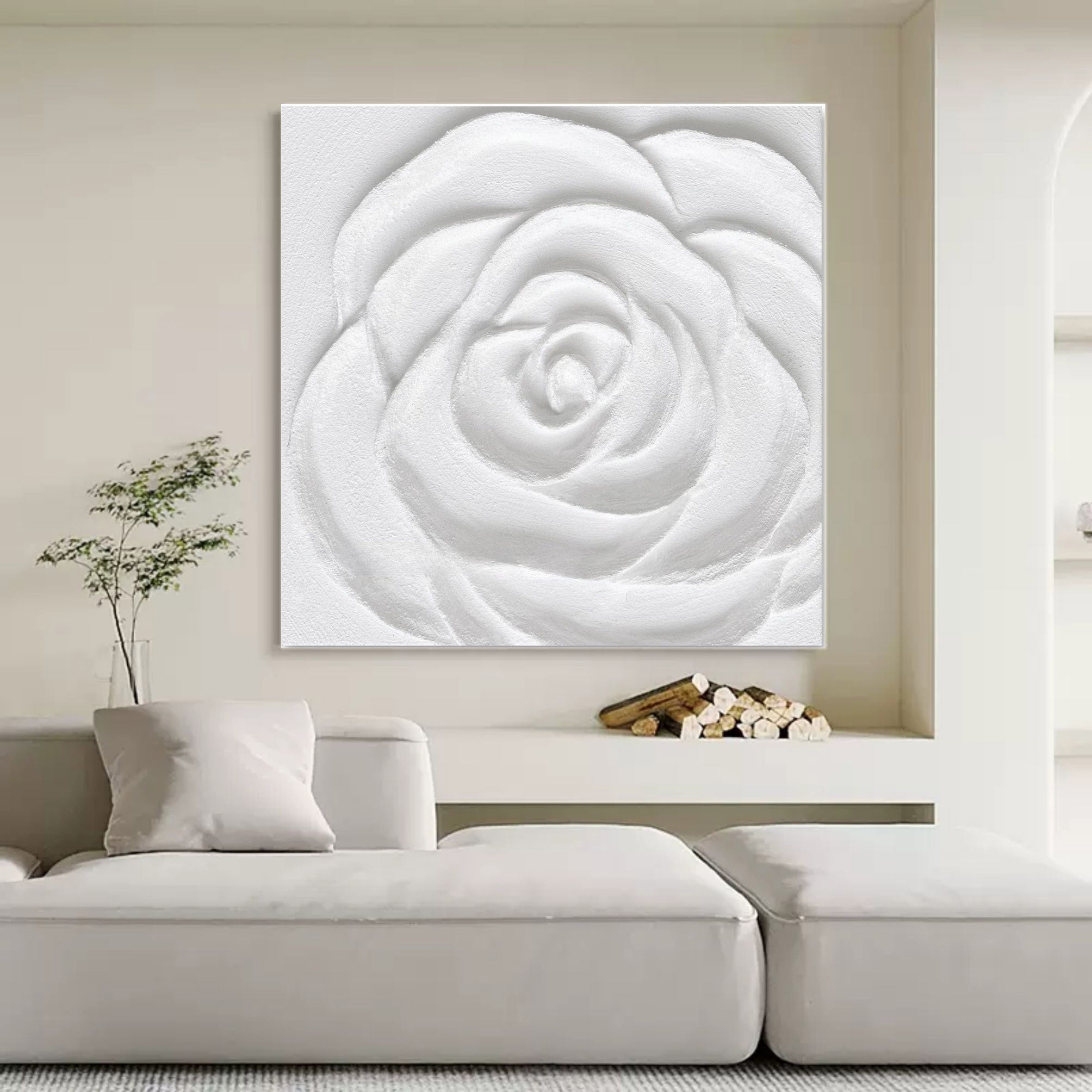 Plaster Art Texture Painting SG215 - Neutralighting
