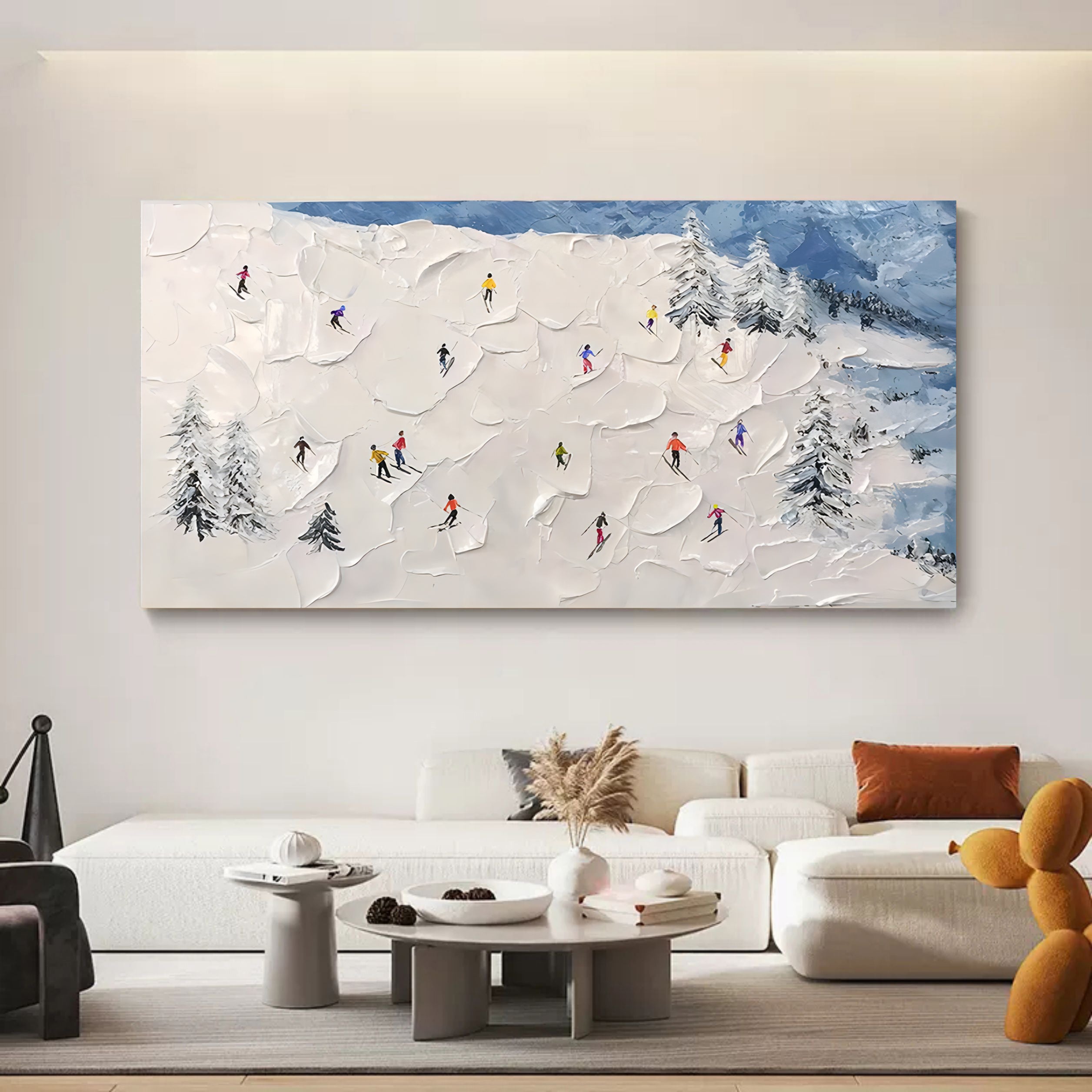 Plaster Art Texture Painting SG095 - Neutralighting