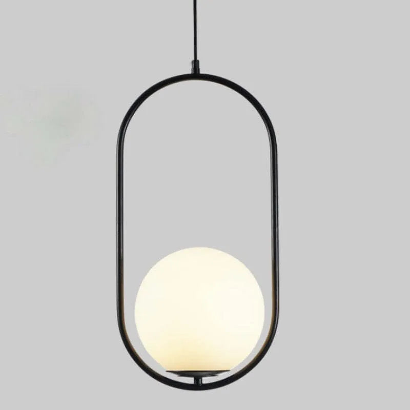 Arisha Modern Globe Metal/Glass Pendant Light, 3 Style - Neutralighting
