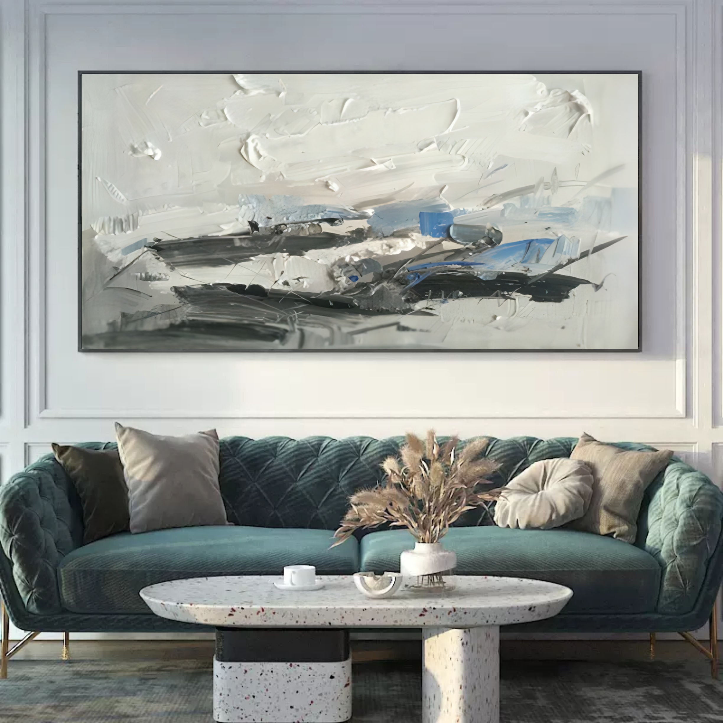 Plaster Art Texture Painting SG172 - Neutralighting