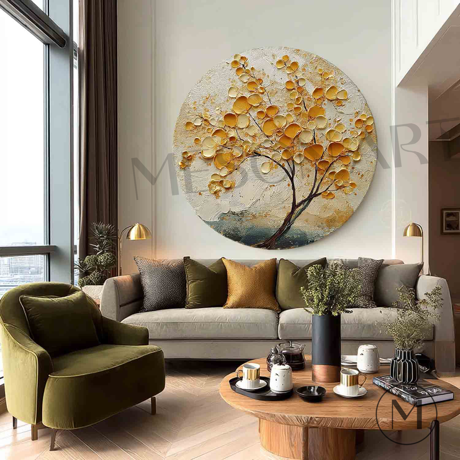 Round Wall Art RWA006 - Neutralighting