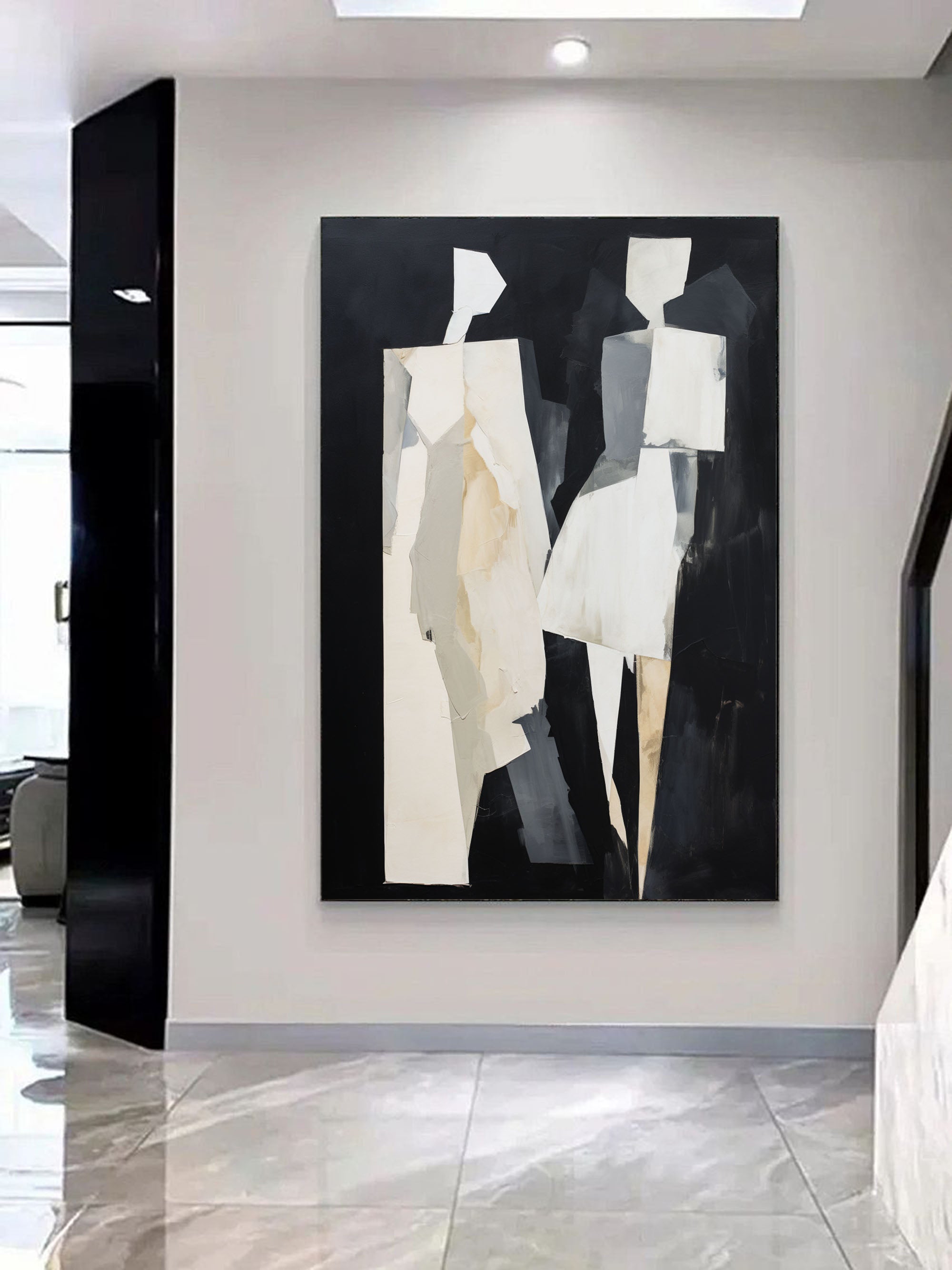 Wall Art Geometric Figures Contemporary Minimalist
