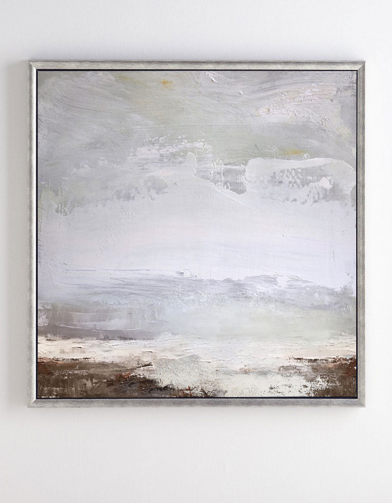 Square Abstract Sky And Sea Painting ABSS02 - Neutralighting