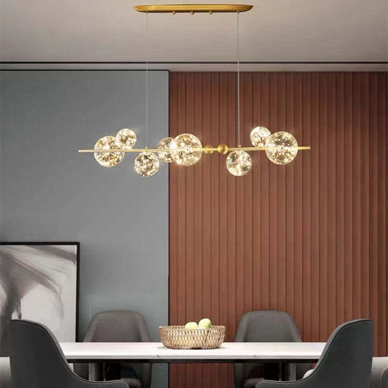 Valentina Art Deco Luminous Sphere Cluster Glass Pendant Light - Neutralighting