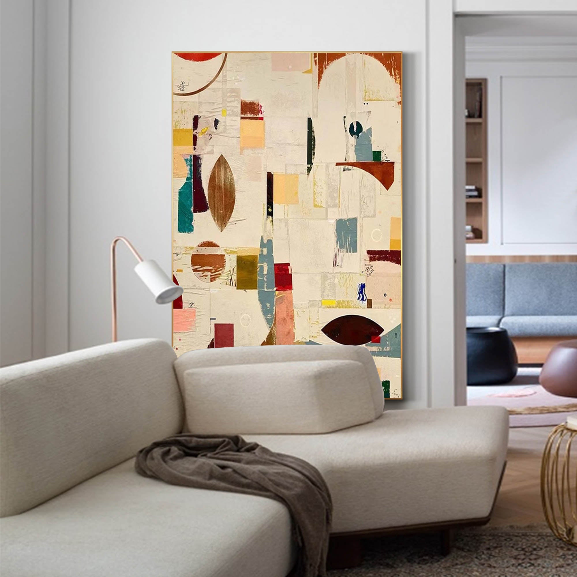 Wall Art Geometric Lyrical Abstract Pattern