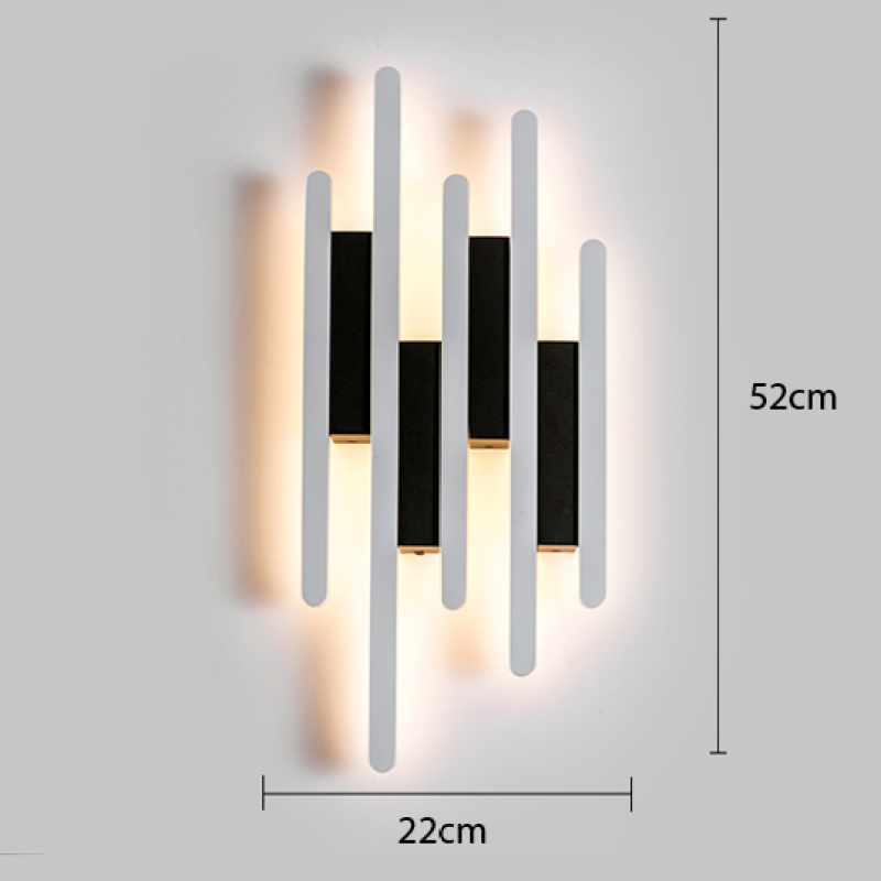 Arisha Industrial Black & White Wall Lamp, 2 Styles - Neutralighting