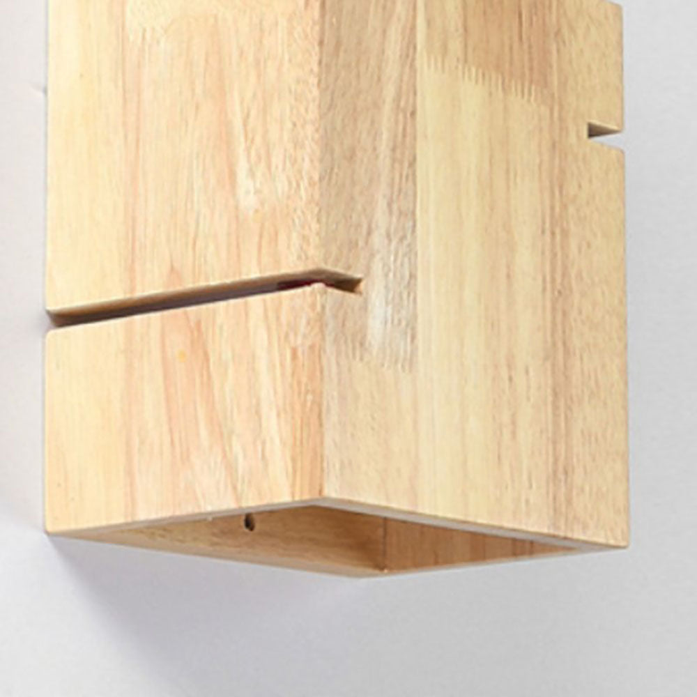 Muto Wall Lamp Rectangular Minimalist, Mounted Bedside, Wood, Bedroom - Neutralighting
