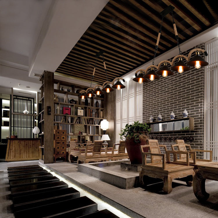 Epoch Vintage LED Black Pendant Light Metal Dining Room/Cafe - Neutralighting