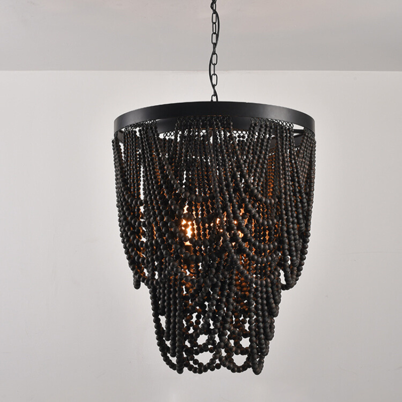 Muto Boho LED Pendant Light /Chandeliers Wood/Metal - Neutralighting