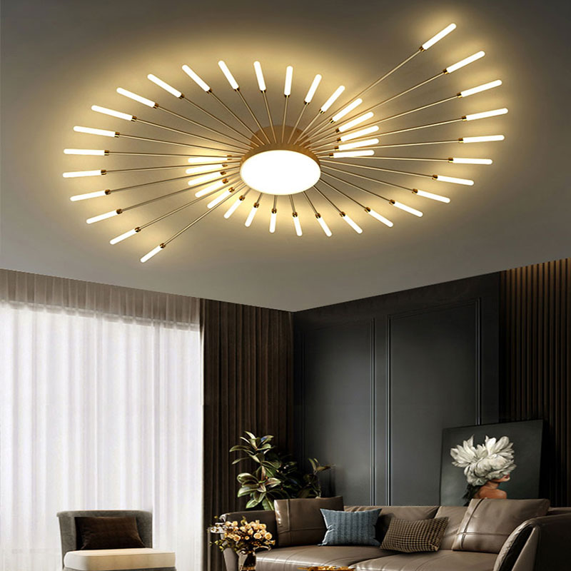 Wesley Modern Home Decoration Fireworks LED Ceiling Light