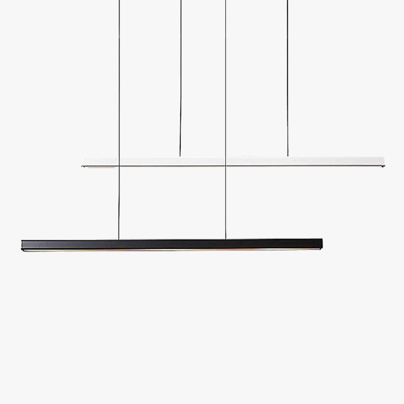 Orva Minimalist Classic Black & White Linear Pendant Light - Neutralighting