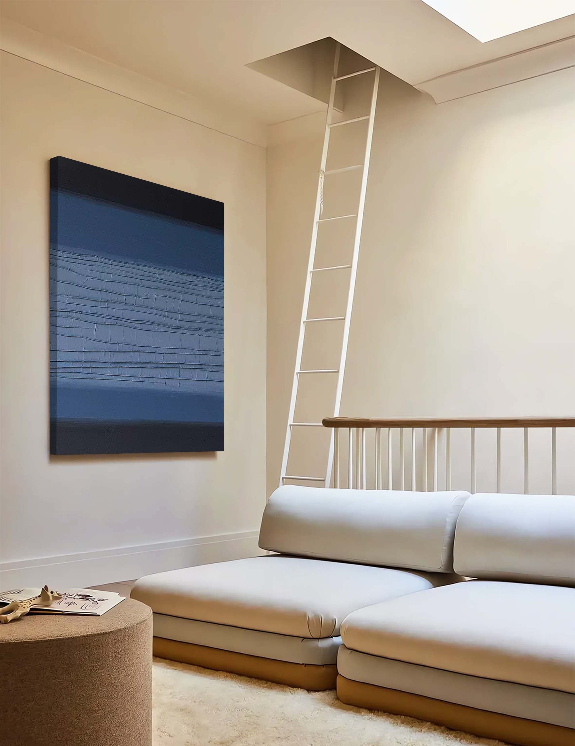 Wall Art Minimalist Neutral Layer Serene