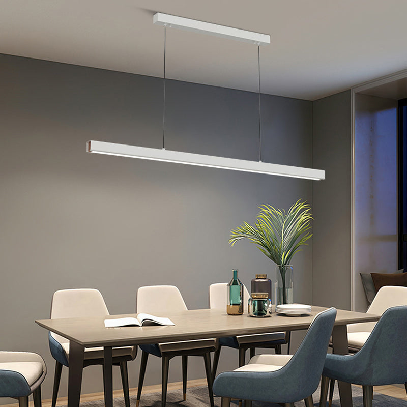 Orva Minimalist Classic Black & White Linear Pendant Light - Neutralighting