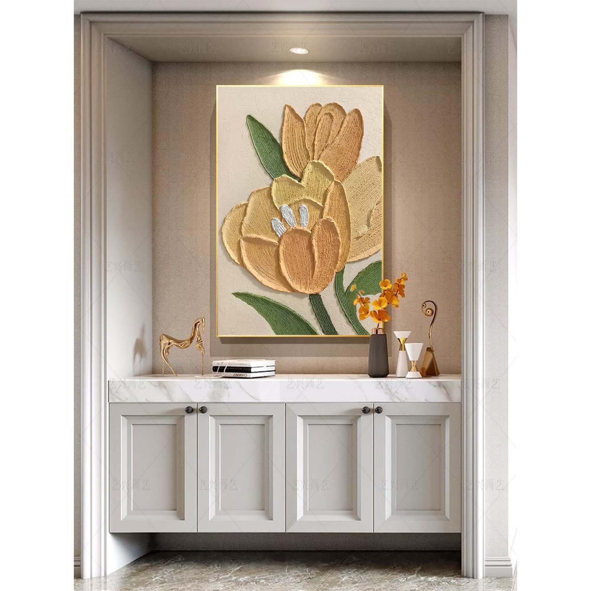 Flower Canvas Art FL009 - Neutralighting