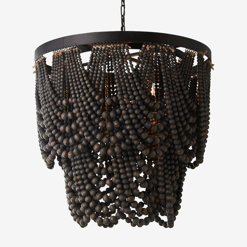 Muto Boho LED Pendant Light /Chandeliers Wood/Metal - Neutralighting