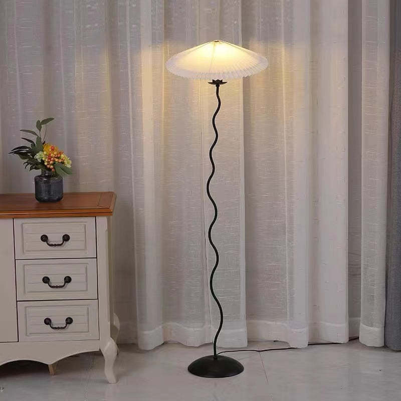 Ritta Modern Mushroom Fabric Led Floor Lamp - Neutralighting