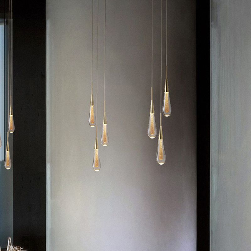 Teardrop Gold Pendant Light - Neutralighting