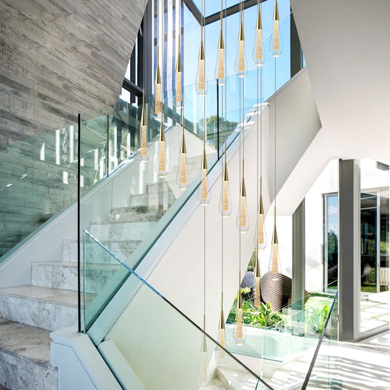 Teardrop Gold Pendant Light - Neutralighting
