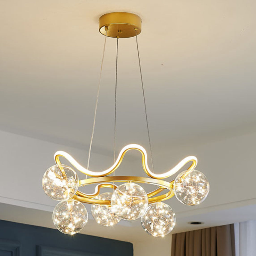 Arisha Nordic Creative Star Pendant Light Metal Living Room/Restaurant - Neutralighting