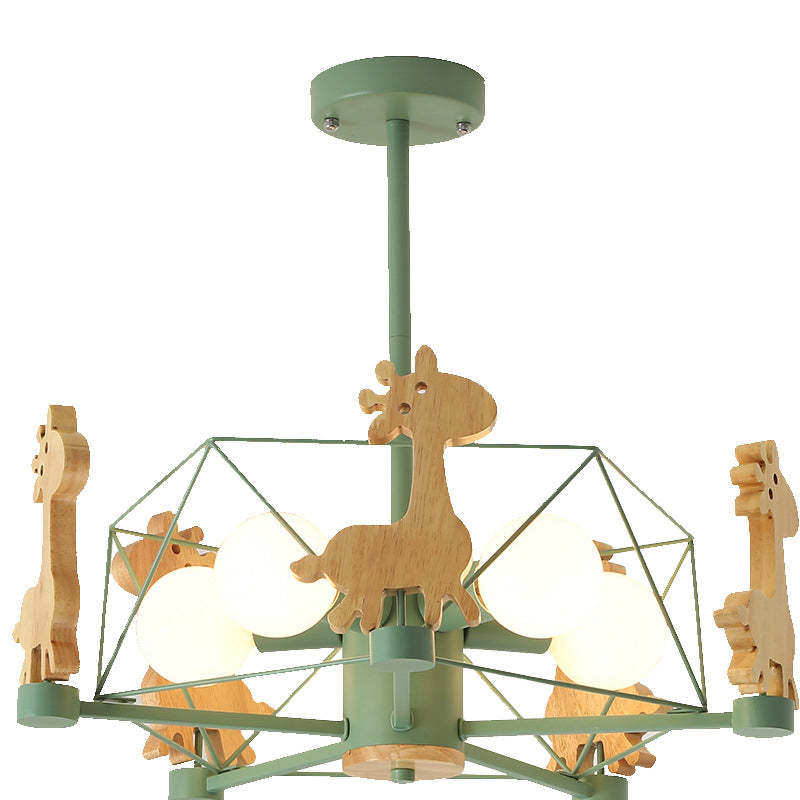 Arisha Giraffes LED Flush Mount Ceiling Light