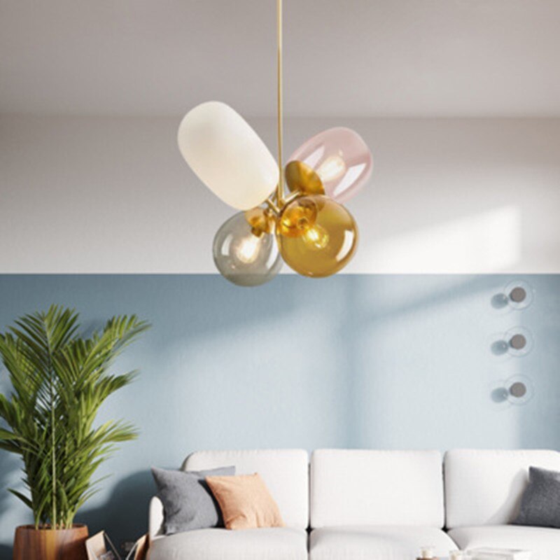 Valentina Colorful Balloon Glass Creative Pendant Light - Neutralighting