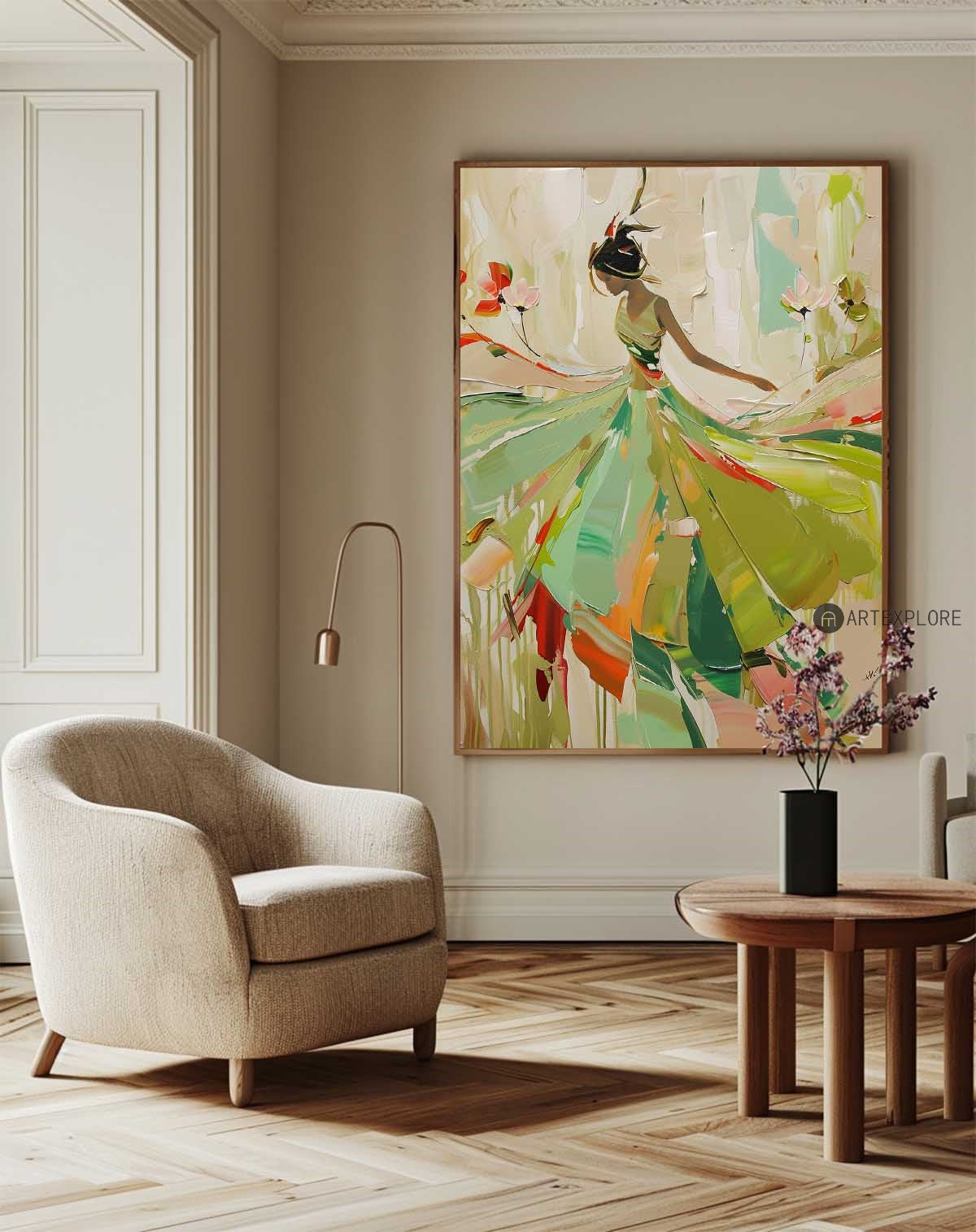 Modern Abstract Painting ABAV519 - Neutralighting