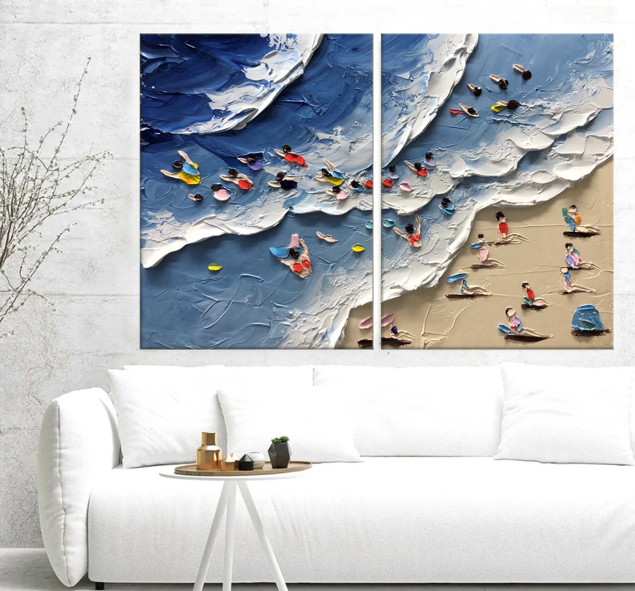Abstract Painting Set Of 2 SP126 - Neutralighting