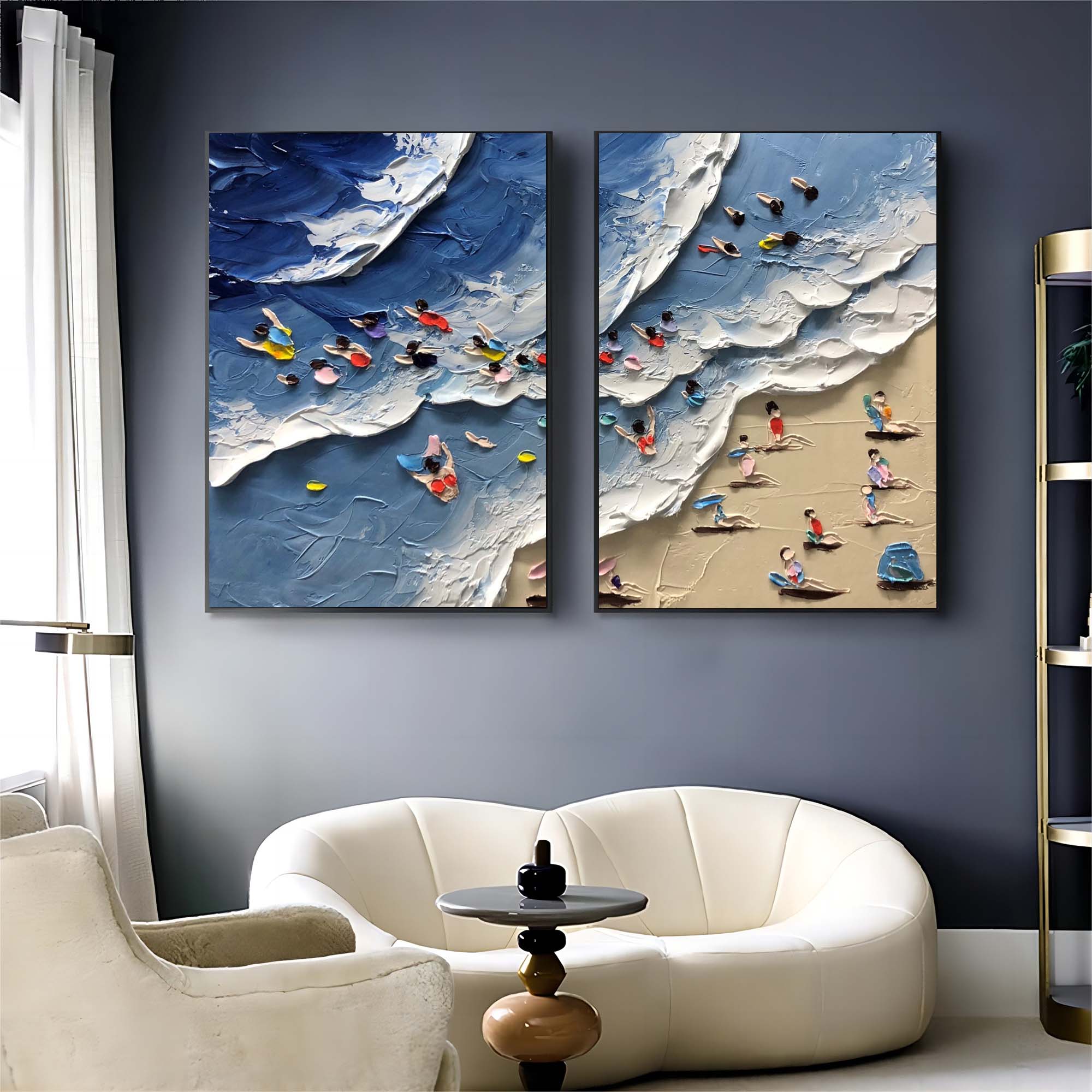 Abstract Painting Set Of 2 SP126 - Neutralighting