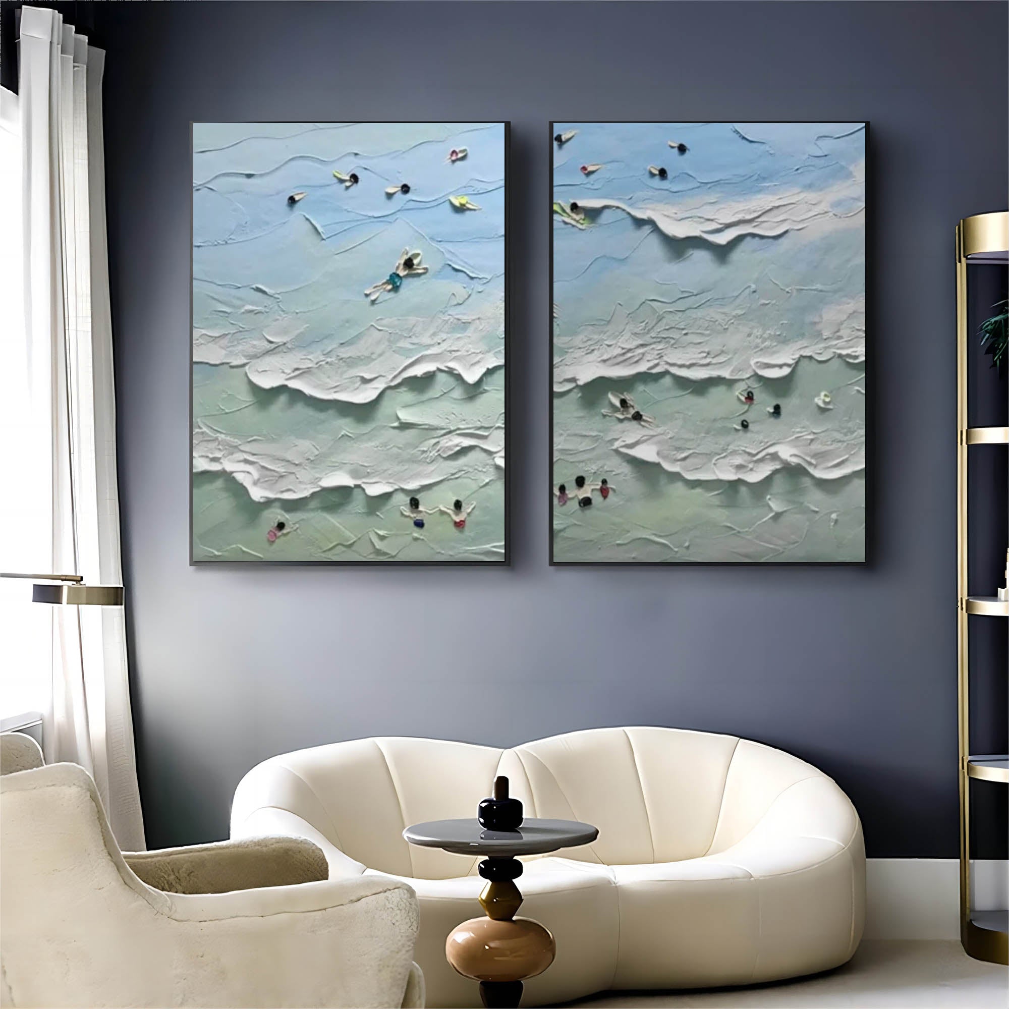 Abstract Painting Set Of 2 SP127 - Neutralighting