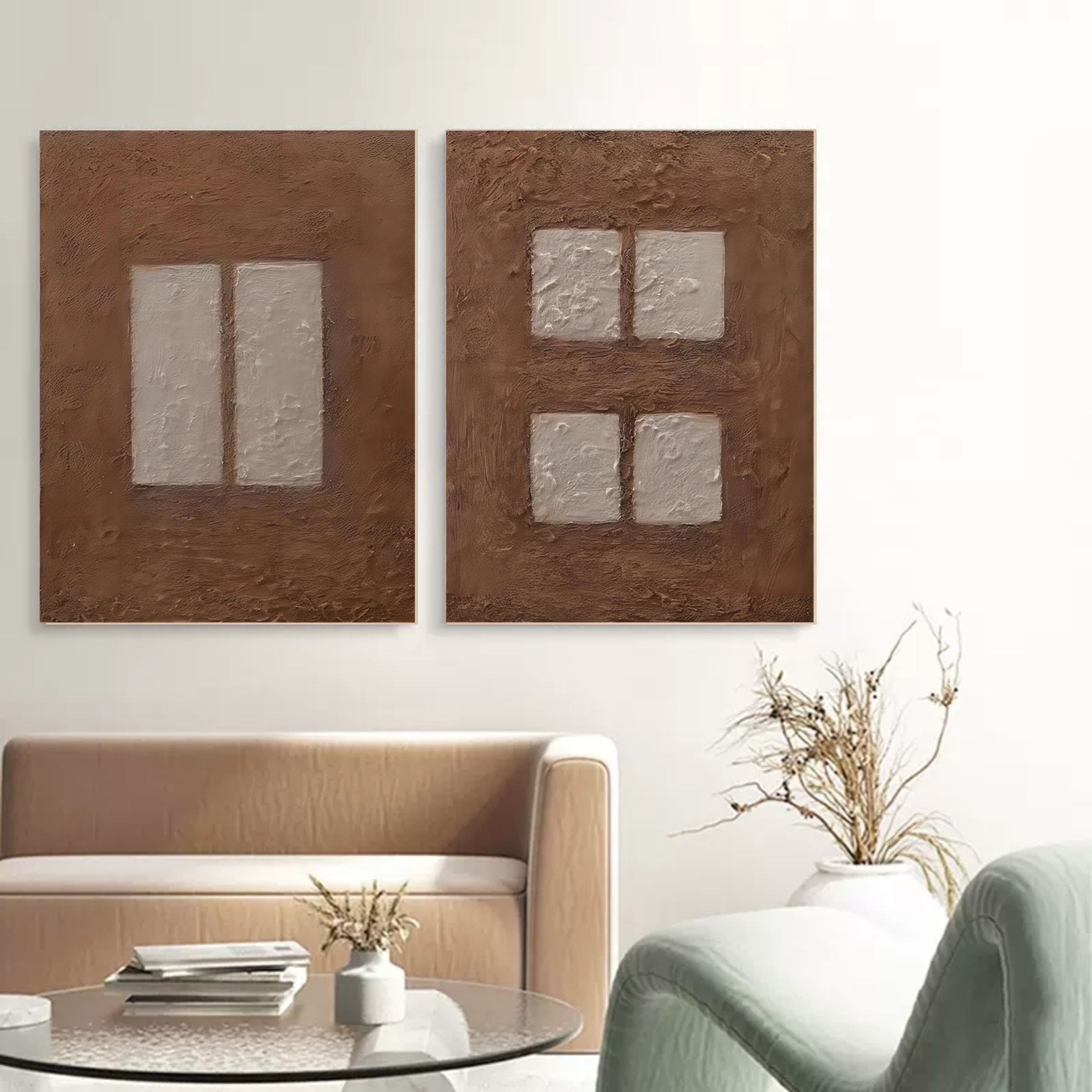 Wall Art Abstract Understated Elegant