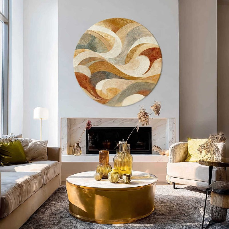 Wall Art Abstract Circle Painting