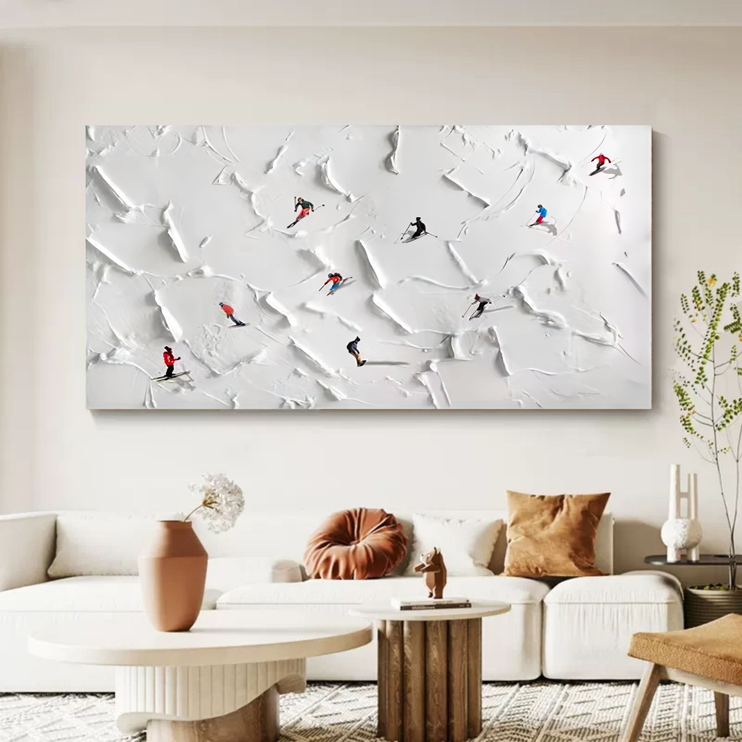 Plaster Art Texture Painting SG094 - Neutralighting