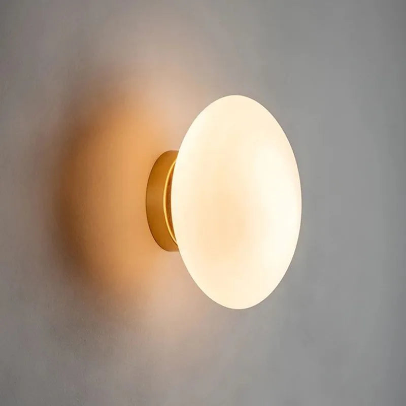 Valentina Modern Globe Shape Vanity Metal Glass LED Wall Lamp - Neutralighting