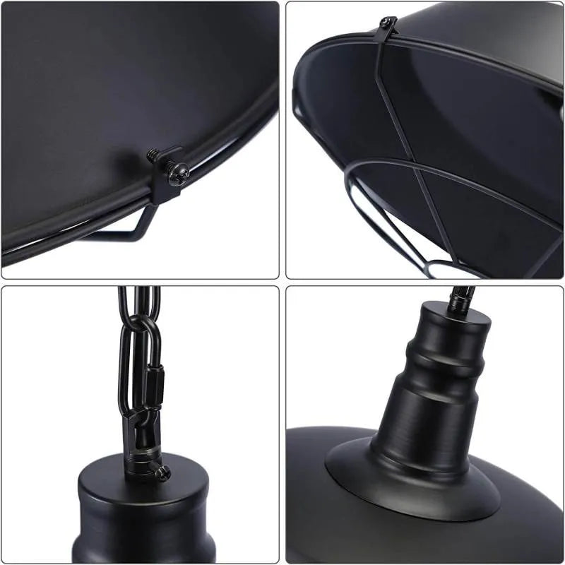 Epoch Rustic Black Industrial Pendant Light Shade, Outdoor/Indoor - Neutralighting