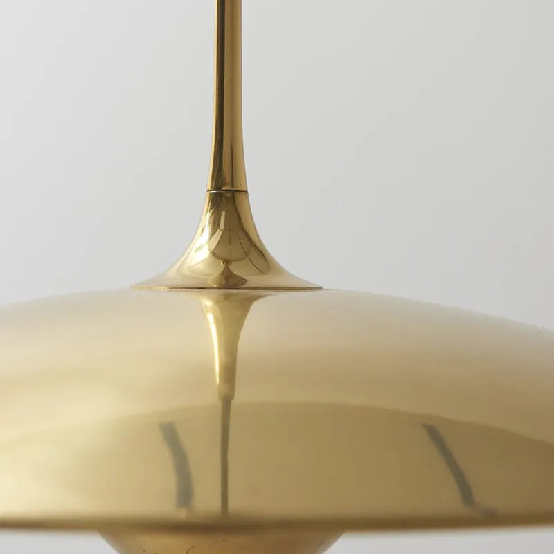 Pyra Minimalist Metal Pendant Light, Gold - Neutralighting