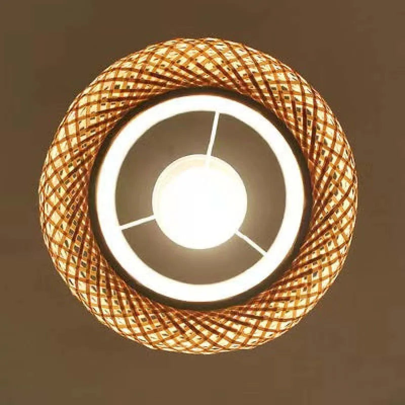 Ritta Natural Rattan Bamboo Pendant Light Lighting - Neutralighting