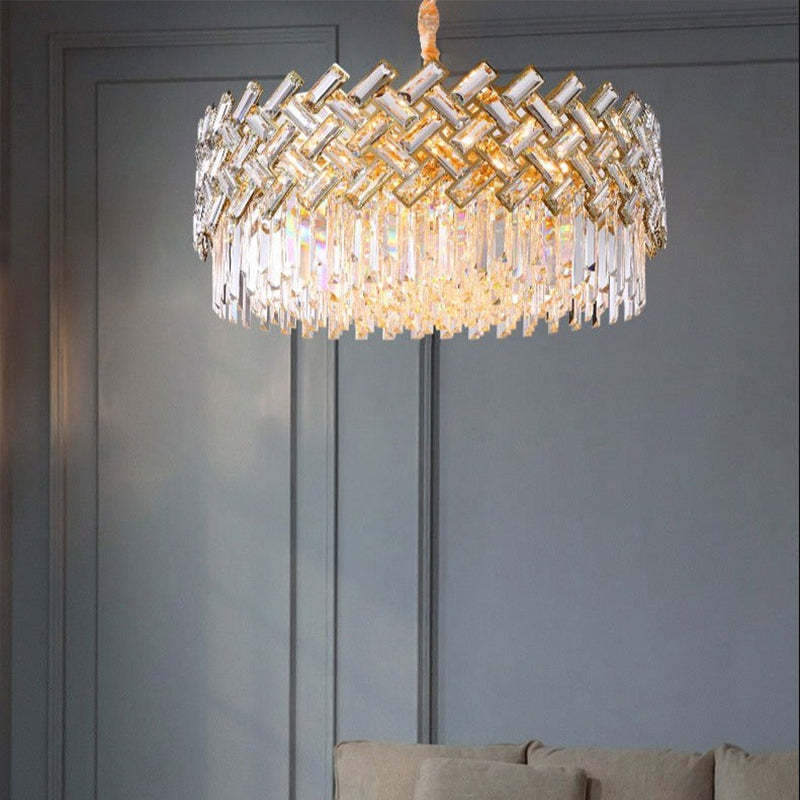 Kristy Luxury Gold Chandelier, Crystal & Metal - Neutralighting