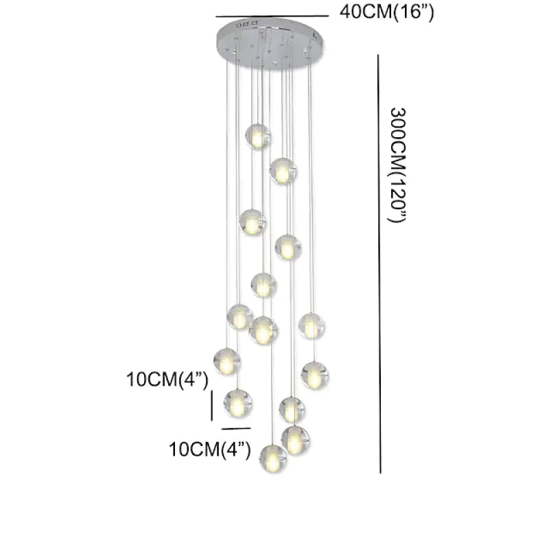 Valentina Modern Multi Clean Globe Pendant Light, Foyer - Neutralighting