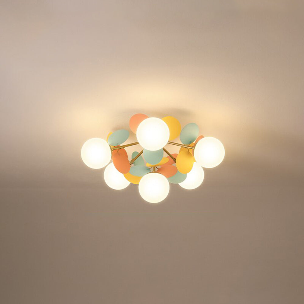 Nexen Multicolored Flower Branch Chandelier Living Room - Neutralighting