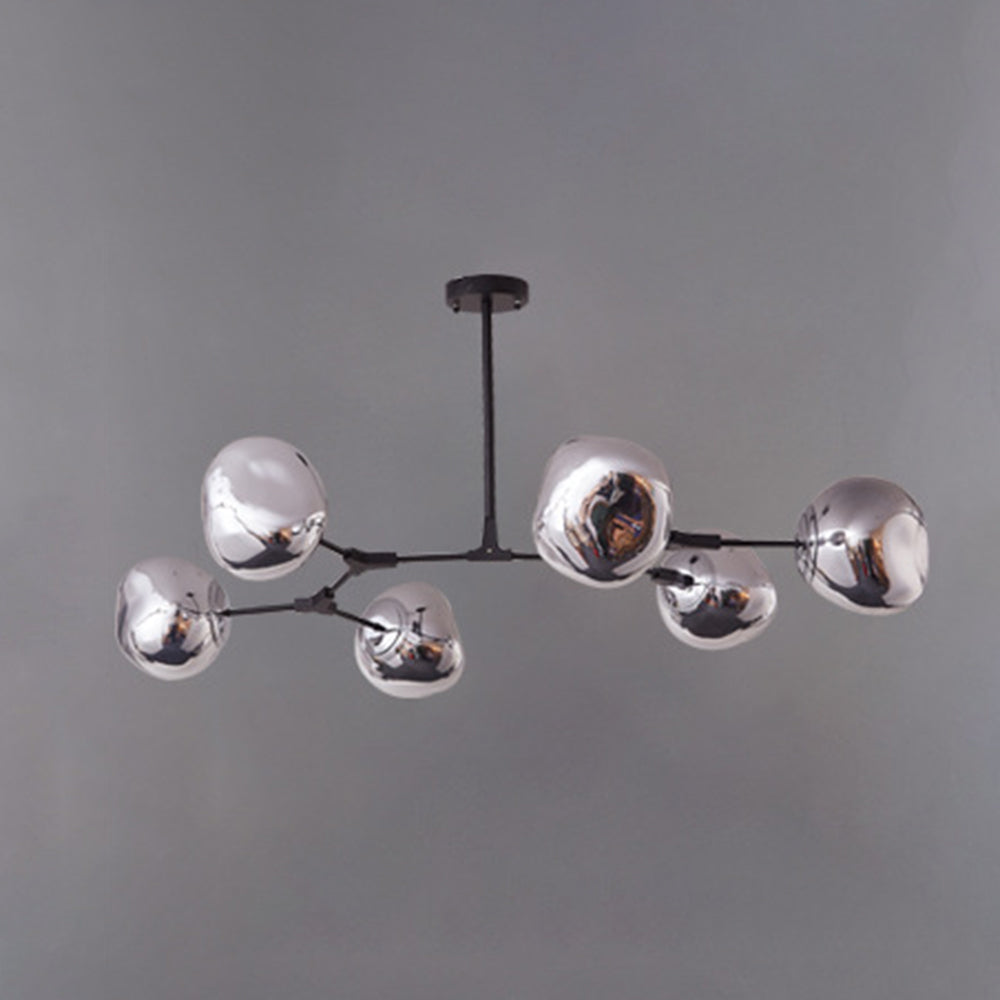 Arisha Modern Globe Lava 3 Pendant Light Fixture - Neutralighting