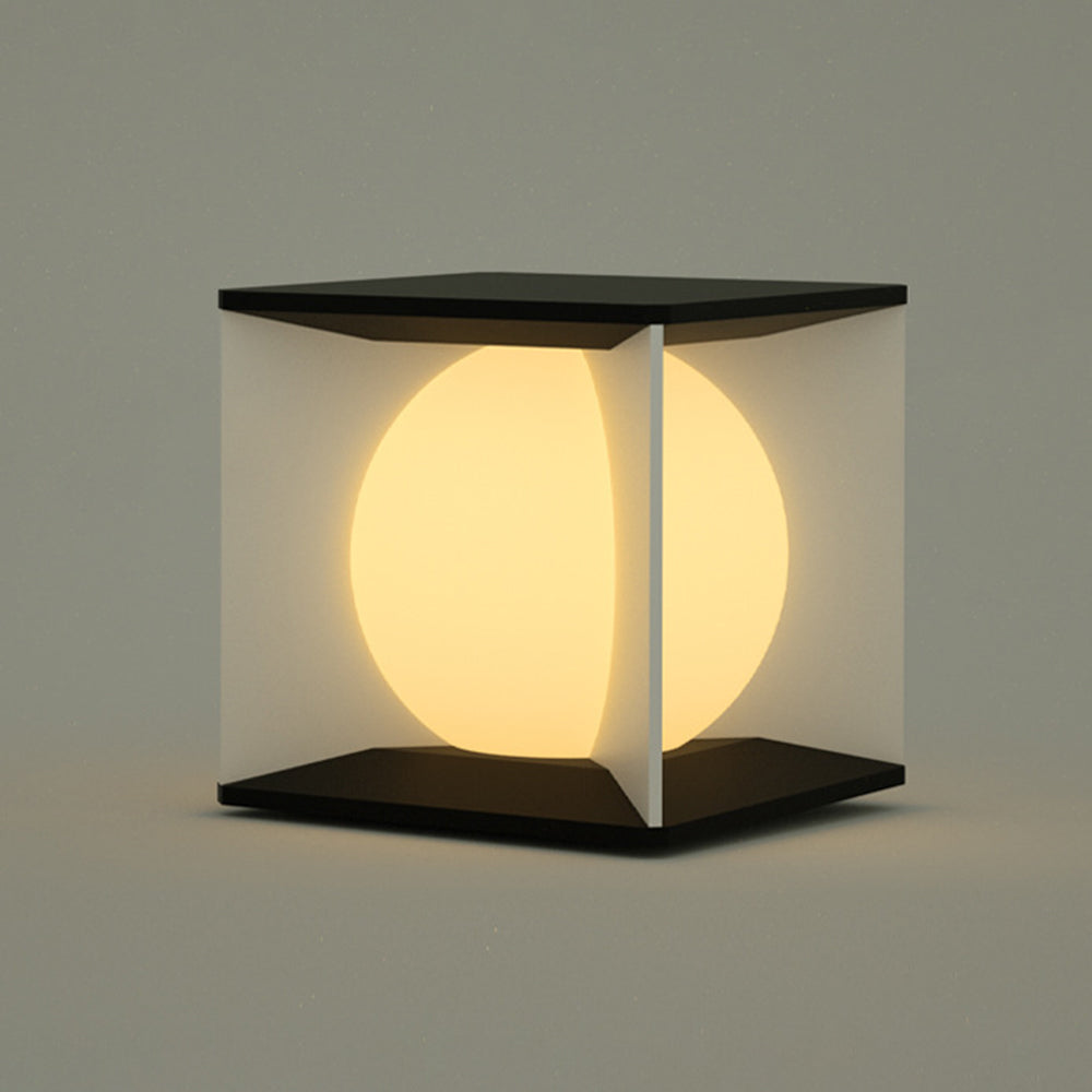Ray Modern Moon Outdoor Pier-Mount Pillar Light