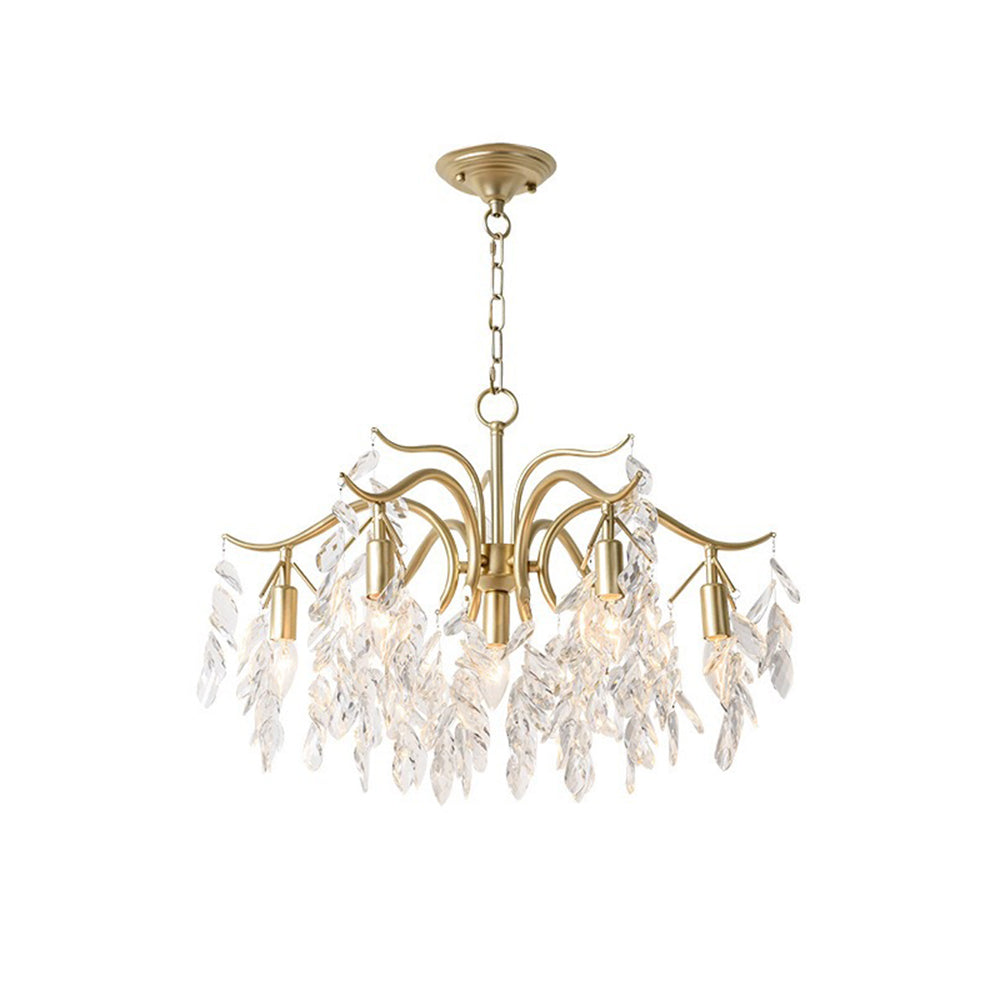 Kristy Luxury Wisteria Flower Crystal Chandelier - Neutralighting