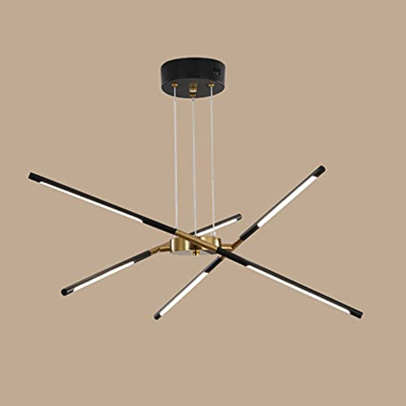 Arisha Pendant Light, Black/Gold, 6/8/10/12 Heads - Neutralighting