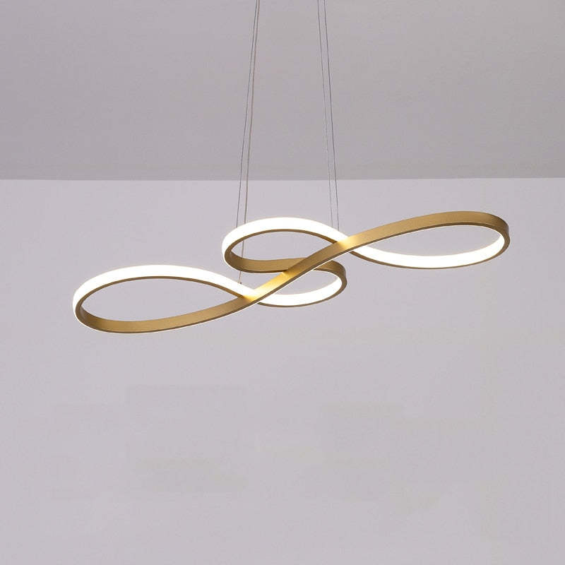 Durell Musical Note Pendant Light, Black & Gold - Neutralighting