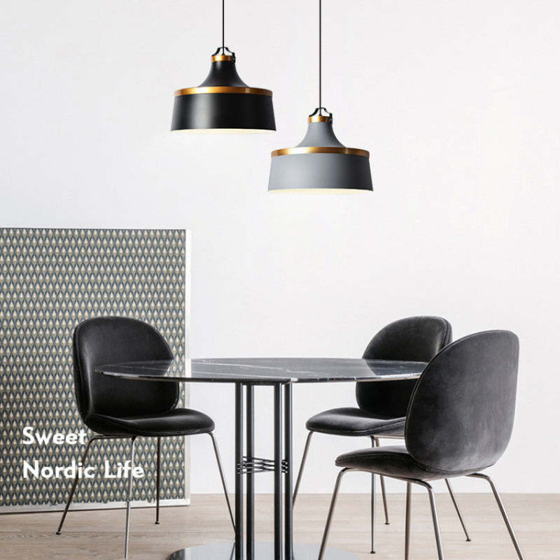 Valentina Modern Colorful Single Pendant Light, Metal Shade - Neutralighting